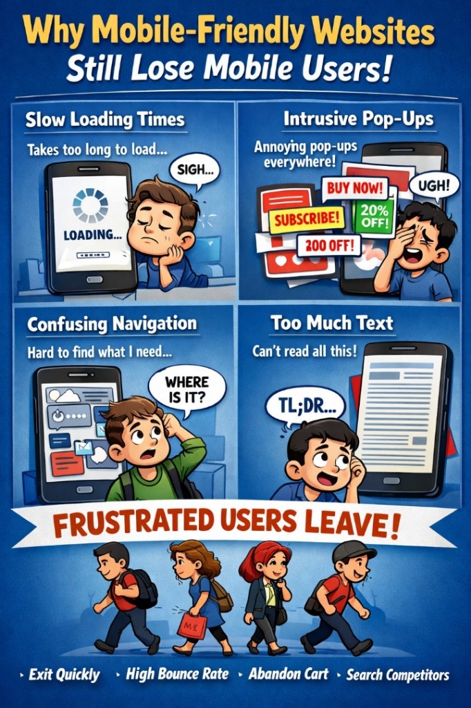 Why Mobile-Friendly Websites Still Lose Mobile Users (And How to Fix It)